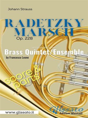 cover image of Radetzky Marsch--Brass Quintet/Ensemble (score & parts)